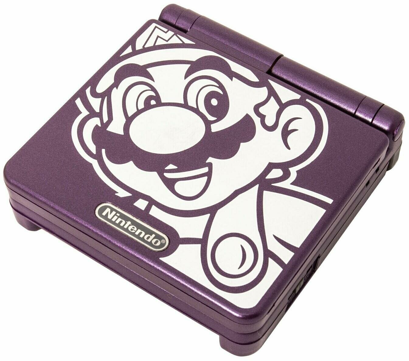 Портативная игровая приставка Nintendo Game Boy Advance SP Mario (Фиолетовый) Оригинал