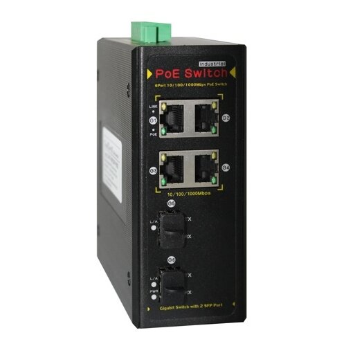 Коммутатор промышленный ComOnyx CO-PF-4GP2SFP-P505 PoE 1180000₽