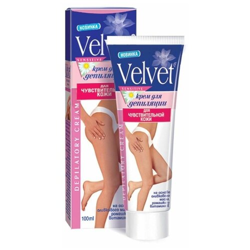 Депилятор Velvet, для чувствительной кожи, 100 мл депилятор velvet для чувствительной кожи 100 мл
