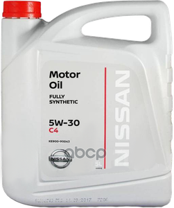 NISSAN Масло Моторное Nissan Dpf 5W-30 Синтетическое 5 Л Ke900-90043R