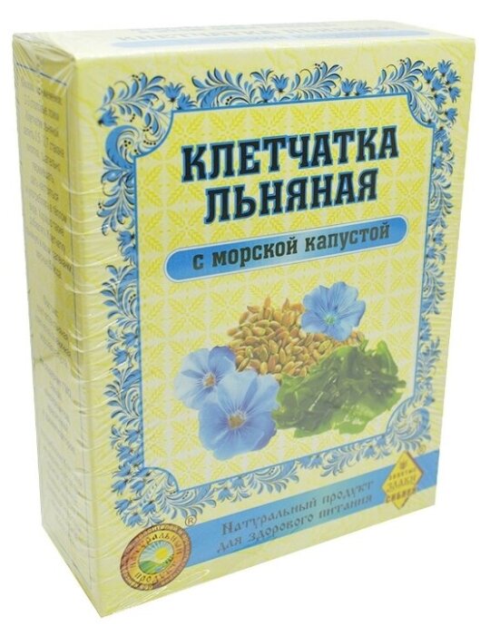 СибТар / Клетчатка льняная с морской капустой (300 г коробка)