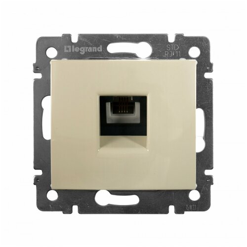 Розетка 1 пост телефонная RJ11 LEGRAND Valena слоновая кость