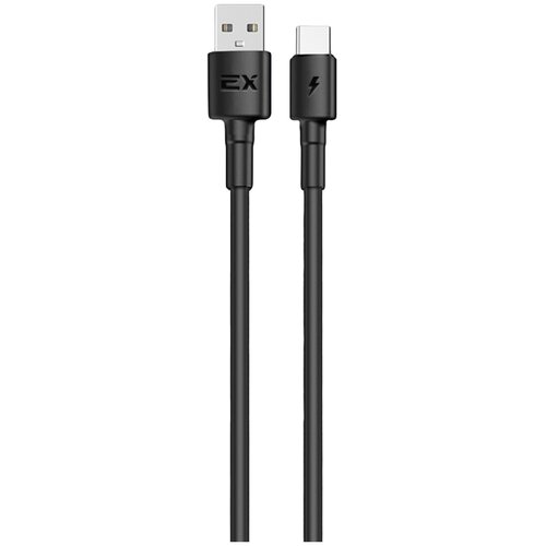 Аксессуар Exployd Flow USB - Type-C 3A 1m Silicone Black EX-K-1275 аксессуар exployd usb micro usb 1m 2 4a flow black ex k 1277