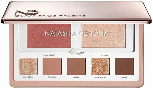 Natasha Denona Палетка для макияжа лица Glam Face Palette - Light