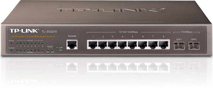 Коммутатор TP-Link TL-SG3210 8 ports 10/100/1000Mbps