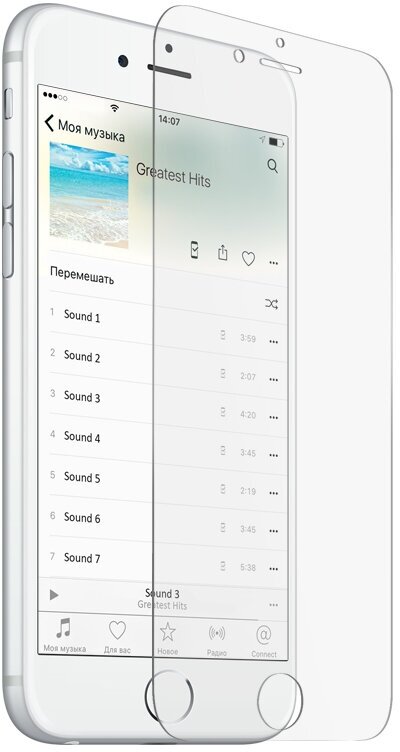 Защитная пленка Red Line для APPLE iPhone 7 глянцевая УТ000009787 - фото №2