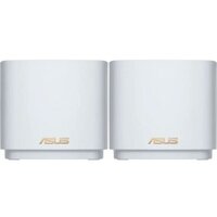 Беспроводной маршрутизатор ASUS XD4 (2-pack) 802.11ax 1201Mbps 2.4 ГГц 5 ГГц 1xLAN белый 90IG05N0-MO3R40