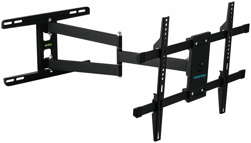 Кронштейн Kromax DIX-20 черный 22"-65" max.45кг VESA 400x400 поворотно-выдвижной и наклонный