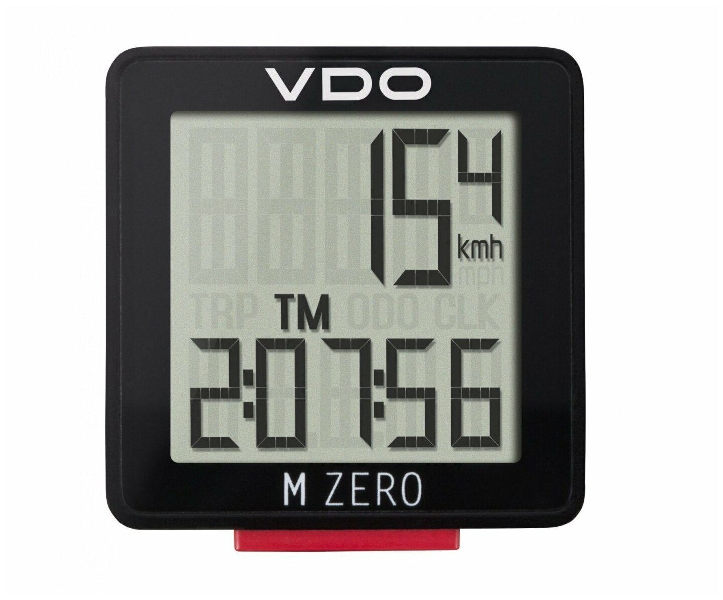 Велокомпьютер проводной VDO M-ZERO WR, 5 функций, черный