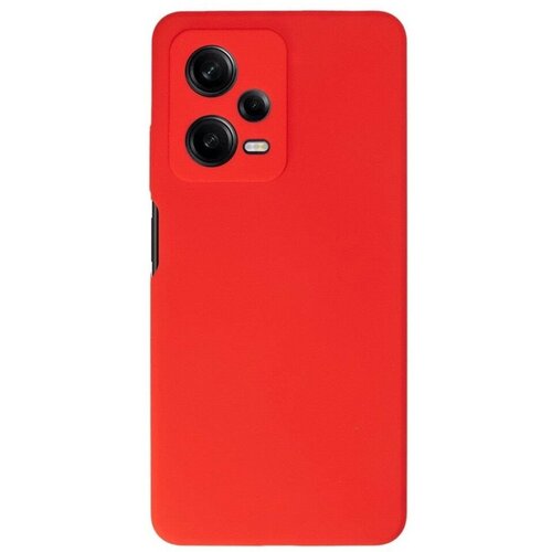 Накладка силиконовая Silicone Cover для Poco X5 Pro 5G / Xiaomi Redmi Note 12 Pro 5G красная дисплей lcd для xiaomi redmi note 12 pro 5g note 12 pro plus 5g poco x5 pro 5g touchscreen black in cell tft