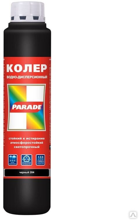 Колер Parade №204, Черный, 0,75л