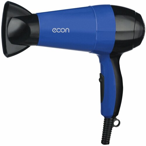 фен econ eco bh121d черный Фен ECON ECO-BH222D (черный/синий)