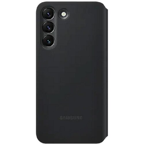 чехол samsung smart clear view cover s22 black Чехол SAMSUNG EF-ZS901CBEGRU (SCVCover S901 чер) (EF-ZS901CBEGRU)