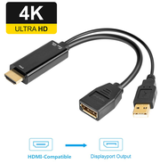 Адаптер-конвертер PALMEXX из HDMI(m) в DP DisplayPort(f), 4K@60Гц