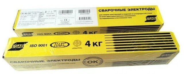 Электроды ESAB ОК46.00, 3мм, 4кг