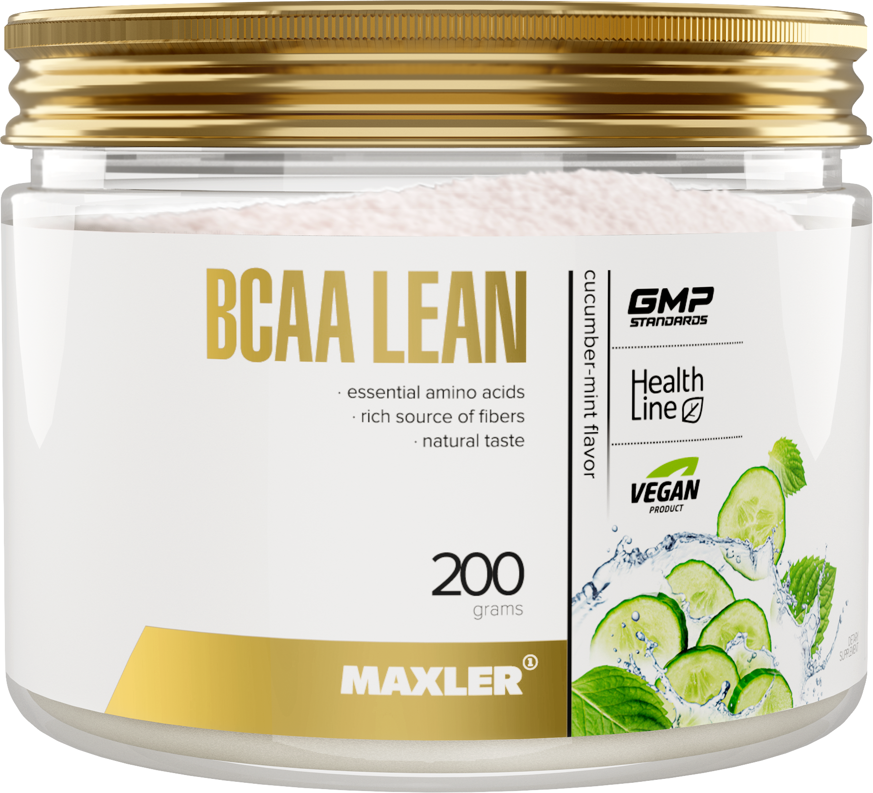 MAXLER EU BCAA Lean 200 г (Cucumber Mint Flavor)