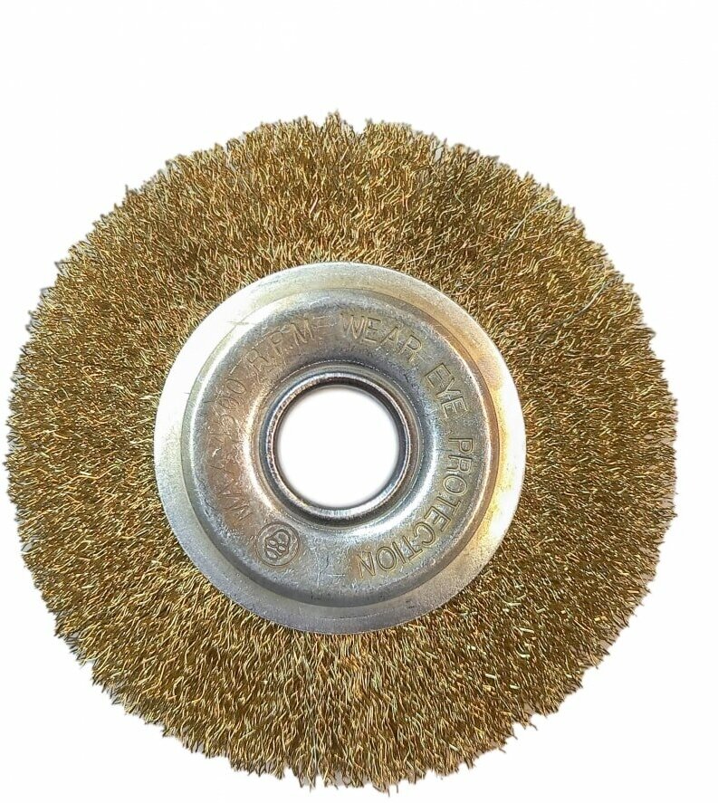 фото Мягкая дисковая щетка для УШМ, D 125 мм, СТМ-518, в упаковке 1 шт.