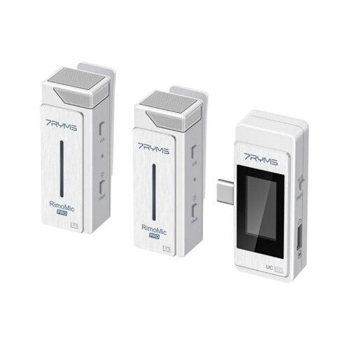 Беспроводной нагрудный микрофон 7ryms Rimomic Pro UC White 1113600₽