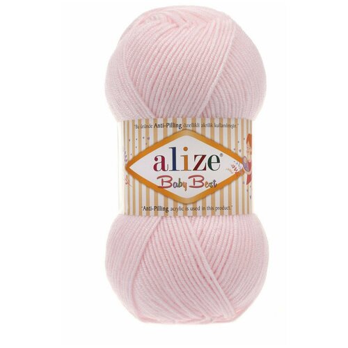 Пряжа Alize Baby Best, 90 % акрил, 10 % бамбук, 100 г, 240 м, 5 шт., 184 240 м