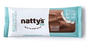 Шоколадный батончик `NATTYS` с мякотью кокоса в молочном шоколаде 45 г - фотография № 9