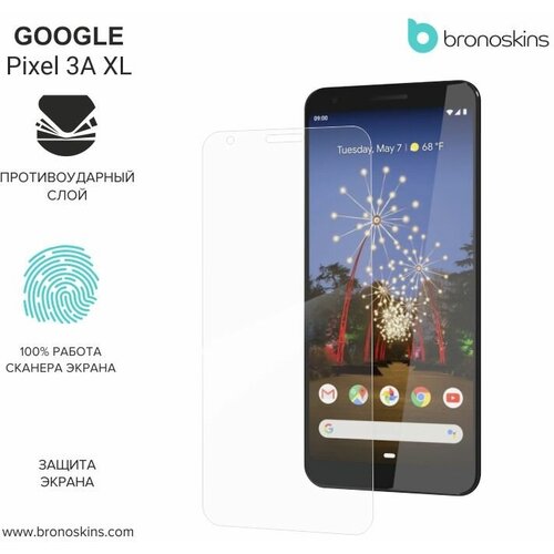 Защитная пленка для Google Pixel 3A XL (Матовая, Защита экрана CaseFriendly) стекло модуля oca для google pixel 3a xl черный