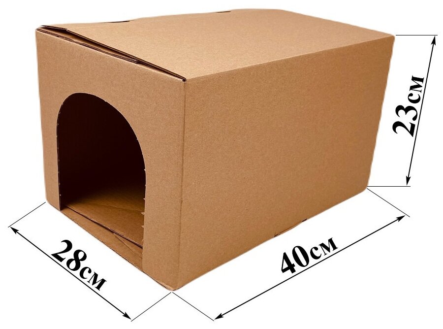 Домик для кошки, 40x28x23 см. - фотография № 6