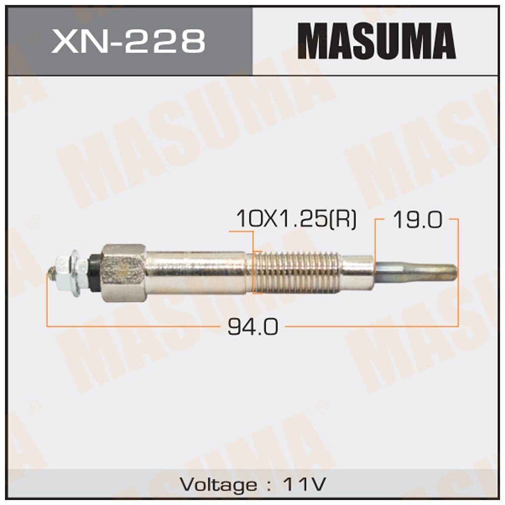 MASUMA XN-228 Свеча накаливания NISSAN AD MASUMA XN-228
