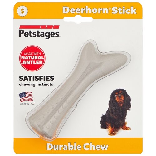 Косточка для собак Petstages Deerhorn (668STEX), серый, 1шт. мука из рогов оленя