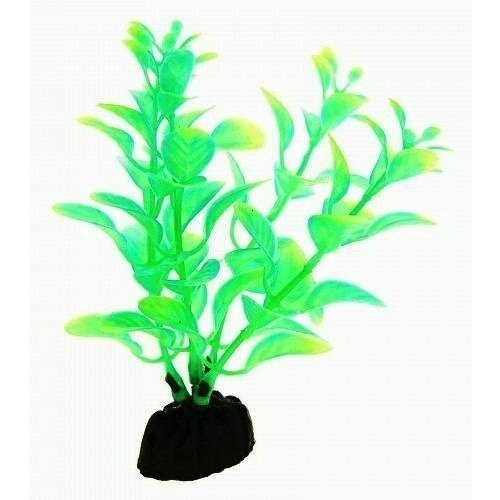 Светящееся в темноте Пластиковое растение Barbus Людвигия 10 см.