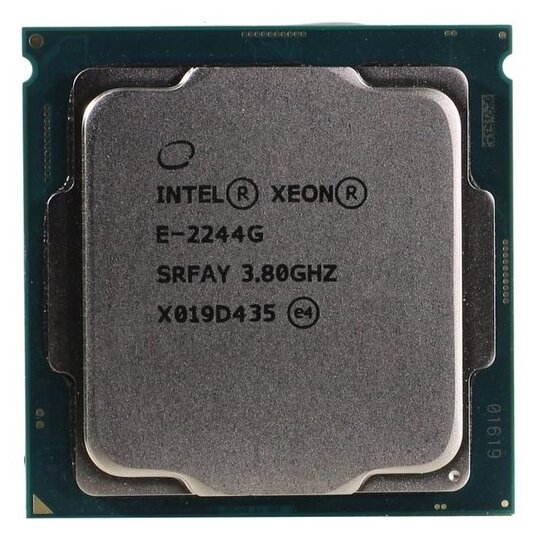 Процессор для серверов INTEL Xeon E-2244G 3.8ГГц [cm8068404175105s rfay] - фото №1