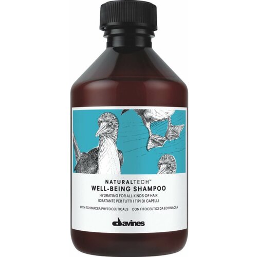 Davines Natural Tech Well-Being Shampoo Увлажняющий шампунь для всех типов волос 250 мл