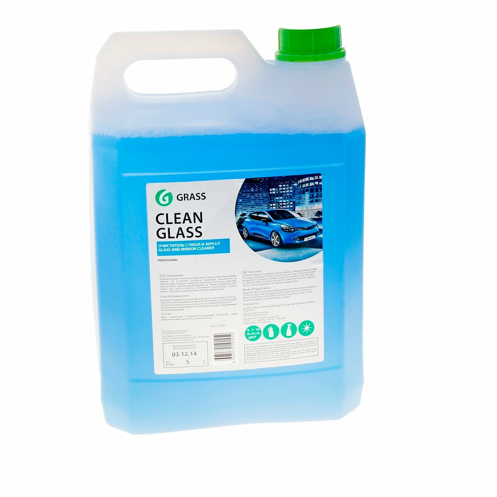 Очиститель для автостёкол Grass Clean Glass 133101