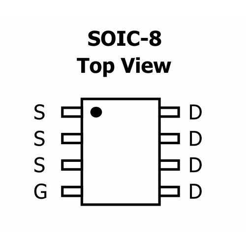 Микросхема AO4415 P-Channel MOSFET 30V 8A SO-8 новинка оригинальный полевой транзистор полевого эффекта fqpf8n80c to 220f 8a 800v mosfet 5 шт хорошее качество