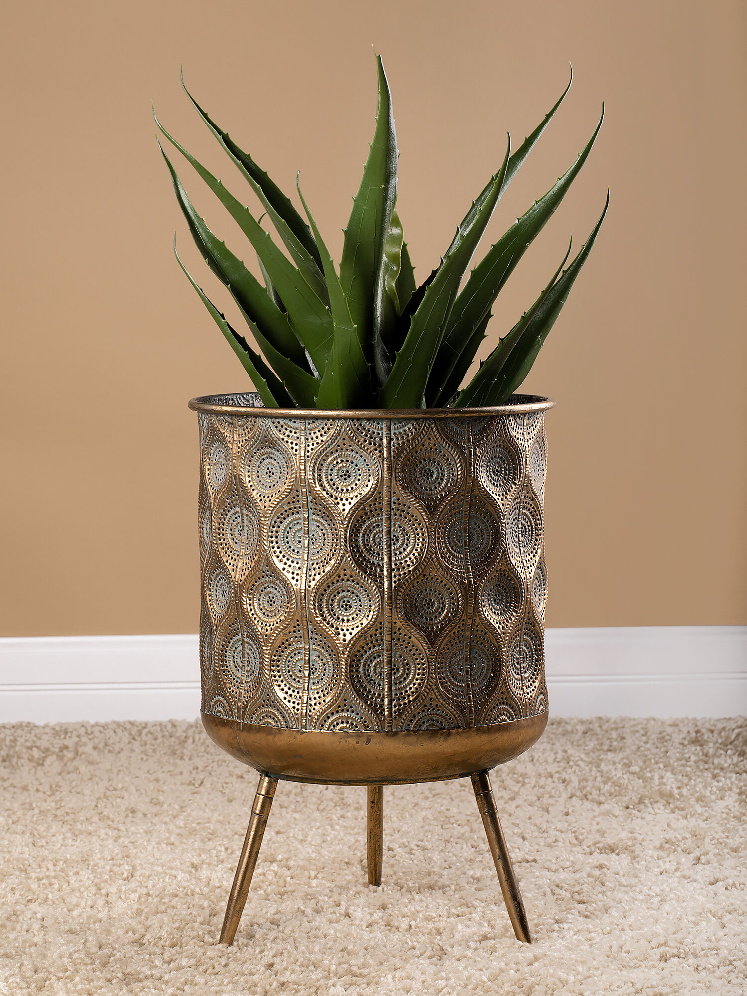 фото 57-175/1 Кашпо на ножках 28х28х45см, Glasar