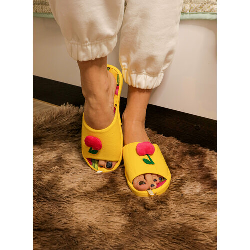 фото Тапочки valori, размер 37, желтый