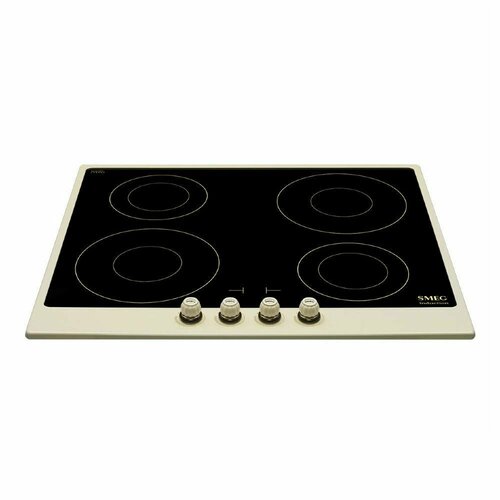 Индукционная варочная панель 60 см Smeg Cortina PI764PO кремовая 14979000₽