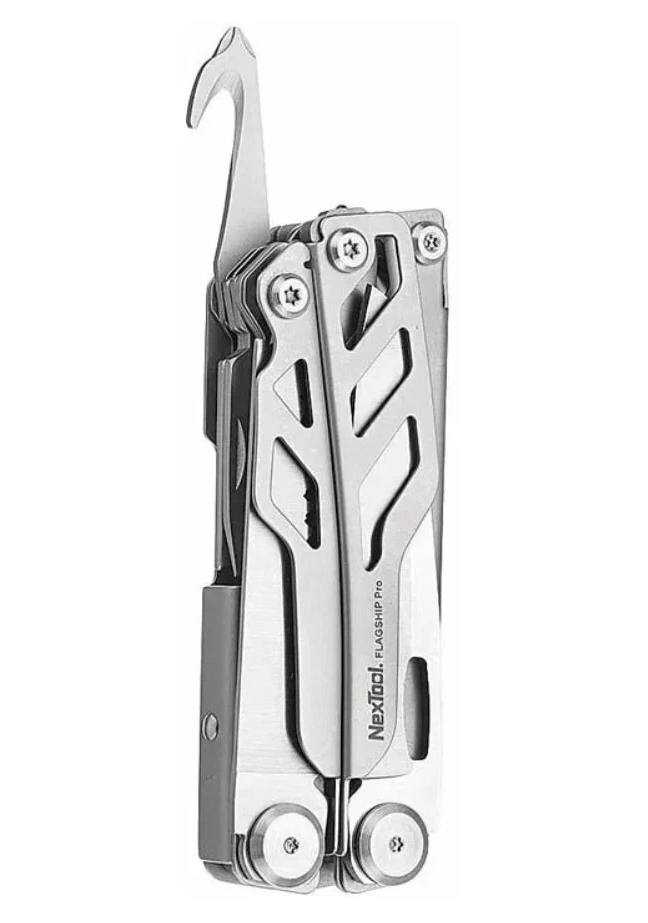 Мультитул пассатижи Nextool NexTool Flagship Pro (KT5020B) с чехлом серебристый — фото 1