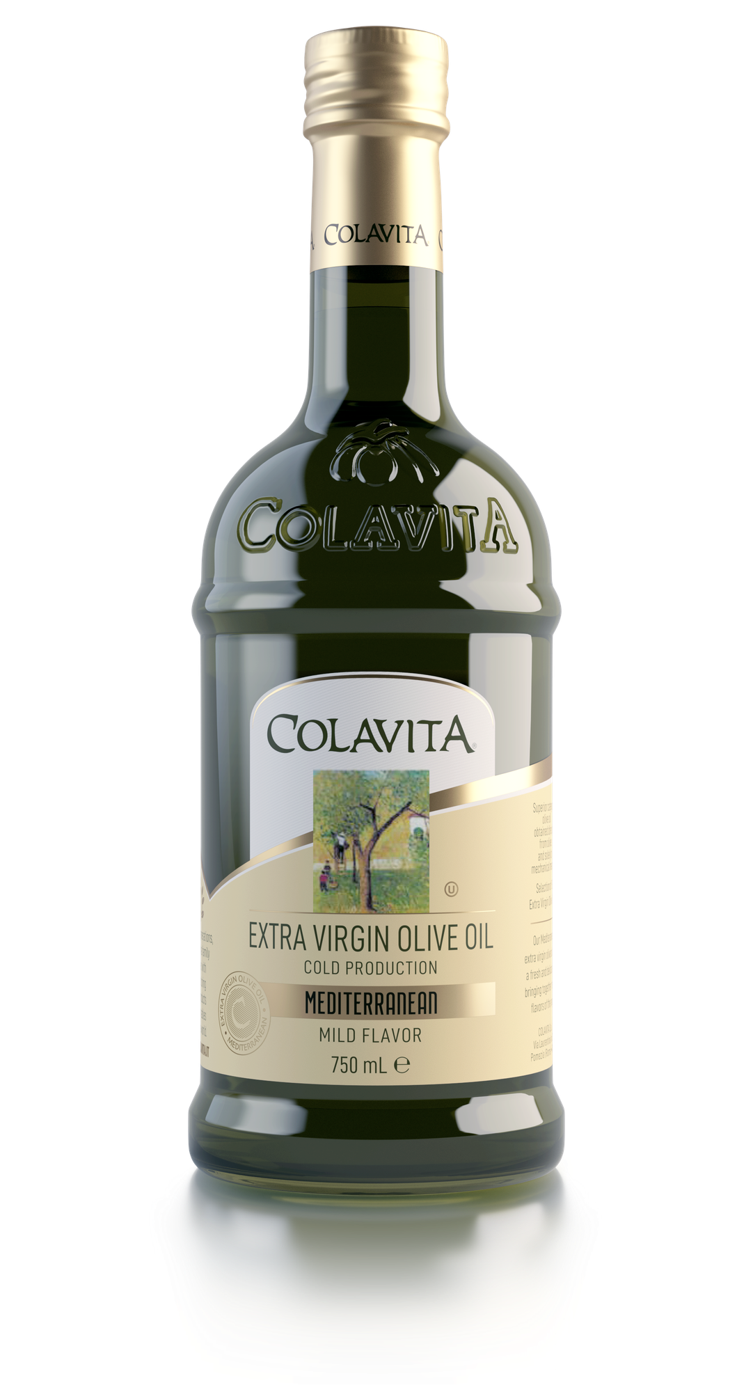 Масло оливковое нерафинированное высшего качества Colavita E.V. "Mediterranean" 750 мл.