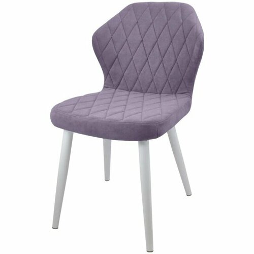 Стул предприятие гальваник Бергамо эмаль белый муар Catania Lavender