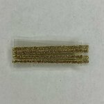 Невидимки для волос золотые блестящие 4 шт 5,5 см Bijoux Италия - изображение