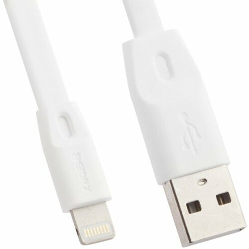 Кабель REMAX USB Full Speed Series 2M Cable RC-001i Apple Lightning 8-pin (белый) кабель usb 8 pin remax rc 050i lesu 1 0м круглый 2 1a силикон цвет белый