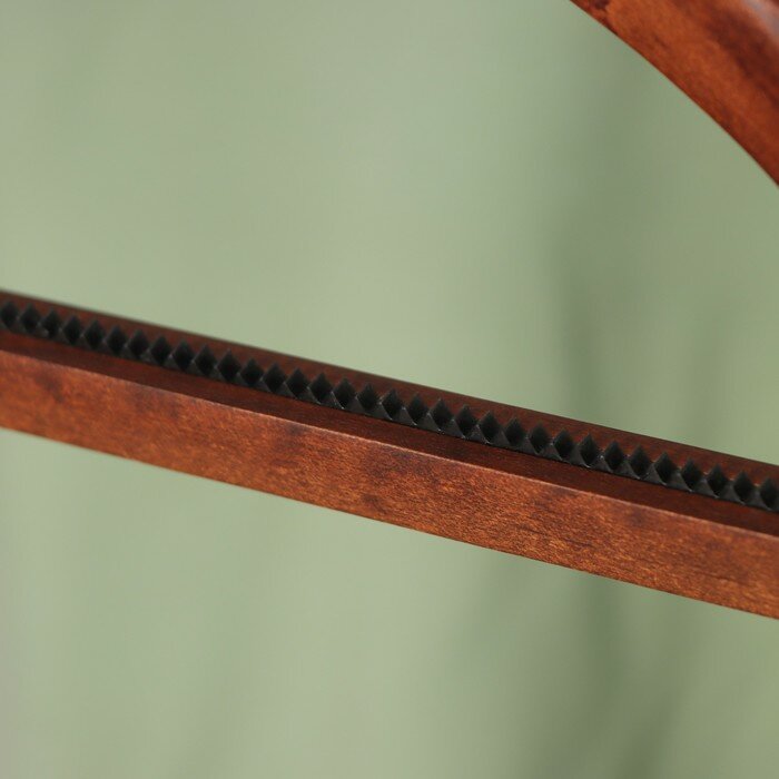 LaDо́m Плечики - вешалка для верхней одежды с перекладиной LaDо́m Bois, 45×25,5×5,5 см, цвет коричневый