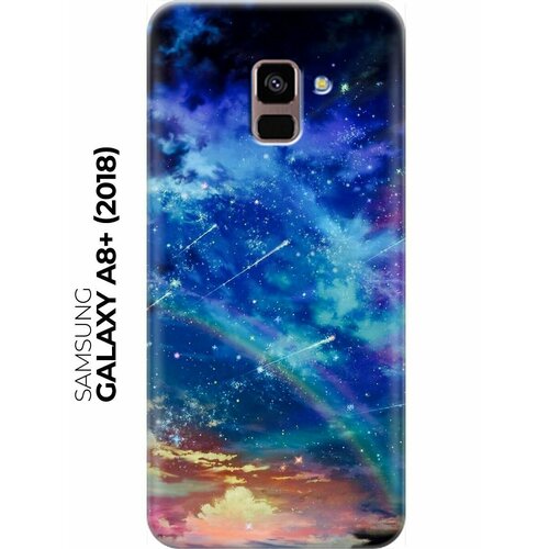RE: PA Накладка Transparent для Samsung Galaxy A8+ (2018) с принтом Звездопад re pa накладка transparent для samsung galaxy a02 с принтом звездопад
