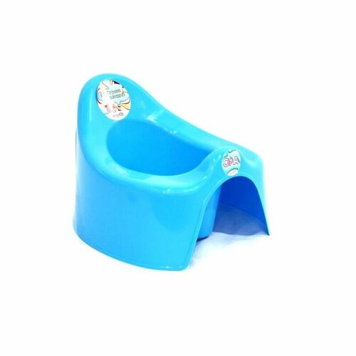 Голубой детский горшок Ора, пластиковый. стол пластиковый детский 51х51х47 см голубой