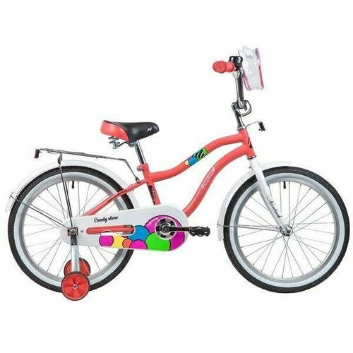 фото Велосипед novatrack candy 20" (205candy. crl23), коралловый