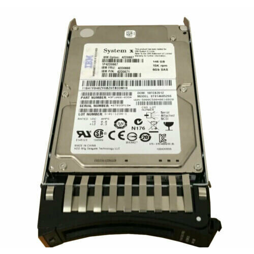 Жесткий диск IBM 146Gb 25 SFF NHS 15K 6Gbps SAS 42D0671 2118800₽