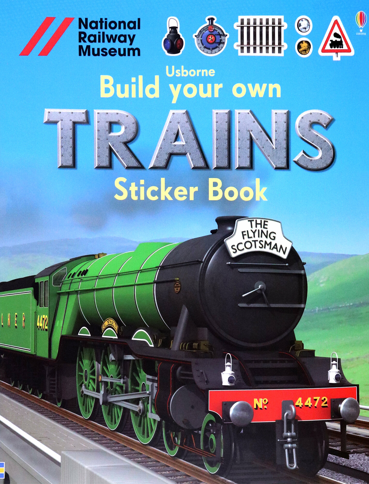 Build Your Own Trains Sticker Book / Tudhope Simon / Книга на Английском