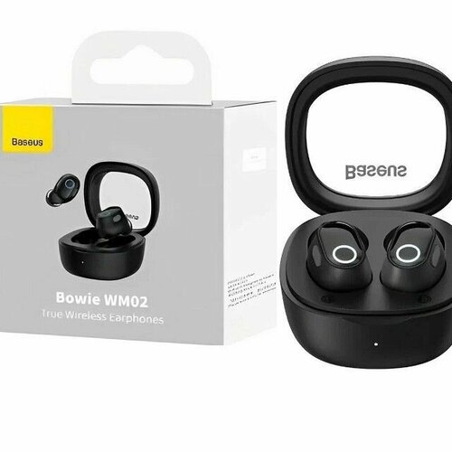 наушники xiaomi mi true wireless earphones 2s twsej07wm bhr4208gl белый Наушники Baseus Bowie WM02 True Wireless Earphones