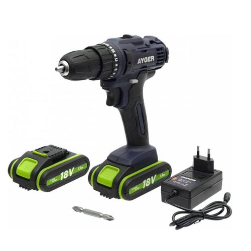 Дрель-шуруповерт аккумуляторная Ayger AP18C 4090₽