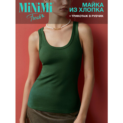 фото Майка minimi, размер 42/xs, зеленый